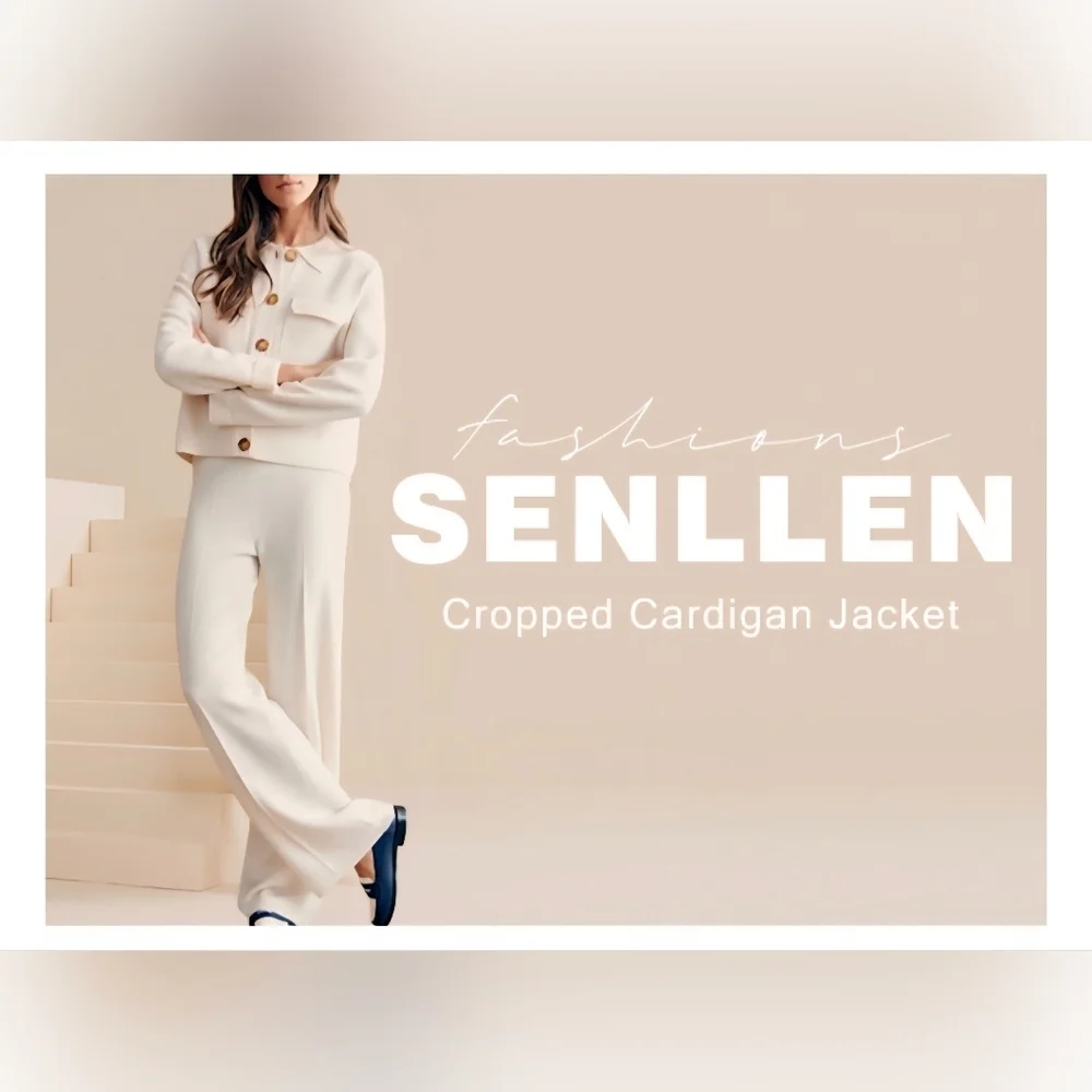 Senllen Women Cropped Cardigan #1133 NWOT - Picture 11 of 11